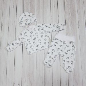 Комплект (кофта+чепчик+ползунки) Комплект (кофта+чепчик+ползунки)
