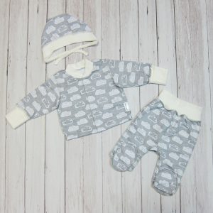 Комплект (кофта+чепчик+ползунки) Комплект (кофта+чепчик+ползунки)